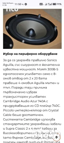sonics aguila by joakim gerhard, audio physic. , снимка 2 - Тонколони - 56344627