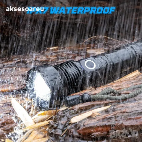 Висококачествен нов Мощeн Фенер с голяма осветеност и фокусиране на светлинния лъч лампа с LED  , снимка 6 - Лед осветление - 50267023