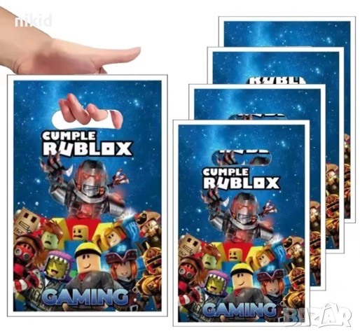 roblox Роблокс 10 бр торбички за лакомства подарък рожден ден парти, снимка 3 - Други - 35352944