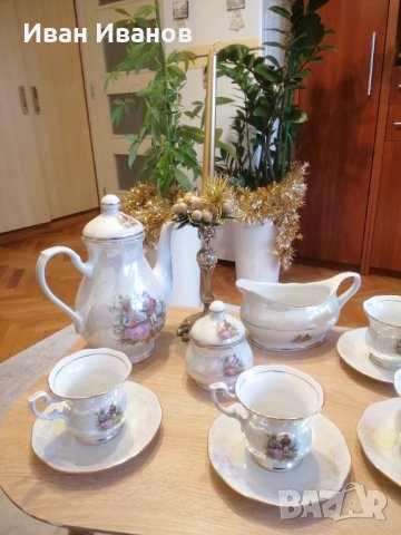 красив  романтичен  полски ретро сервиз -  Chodziez , снимка 14 - Други - 35264016