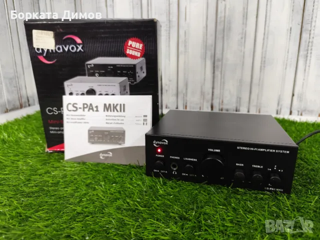 Миниусилвател DYNAVOX CS-PA1 MKii, снимка 4 - Ресийвъри, усилватели, смесителни пултове - 48912231