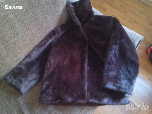 Красиво пухкаво палто, снимка 1 - Детски якета и елеци - 29982802