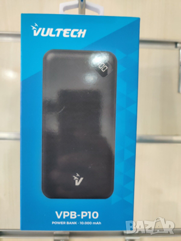 Външна батерия Vultech VPB-P10 Powerbank  10000mAh, снимка 2 - Външни батерии - 44657162