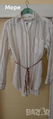 Дамска ленена риза H&M, снимка 12 - Ризи - 55825887