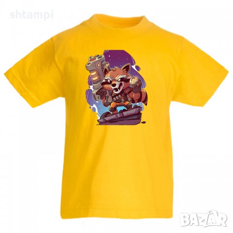 Детска тениска Marvel Rocket Racoon 2 Игра,Изненада,Подарък,Геймър,, снимка 8 - Детски Блузи и туники - 36716898