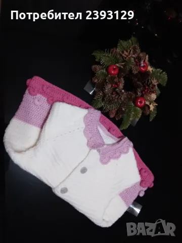 Детска плетена жилетка за 3-4г., снимка 2 - Детски якета и елеци - 48290690