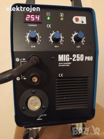 Телоподаващ апарат МАХ PROFESSIONAL MIG 250А - 4м. евро шланг- 250 Телоподаващо