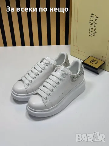 Alexander McQueen Дамски Маратонки С Кристали👟Дамски Спортни Обувки С Камъни Код SEM-305, снимка 8 - Маратонки - 55783124