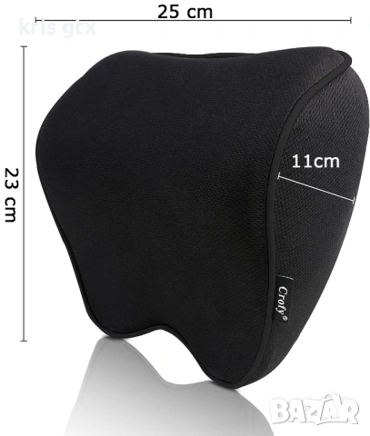 2бр Ортопедични Възглавнички Neck Pillow за автомобилна седалка – комфорт и опора по време на път, снимка 6 - Аксесоари и консумативи - 54332484