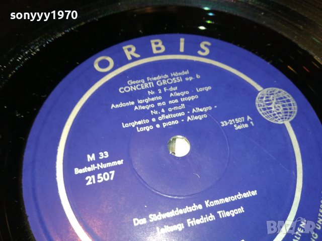 GEORG FRIEDERICH HANDEL-GERMANY 1506221921, снимка 5 - Грамофонни плочи - 37098352