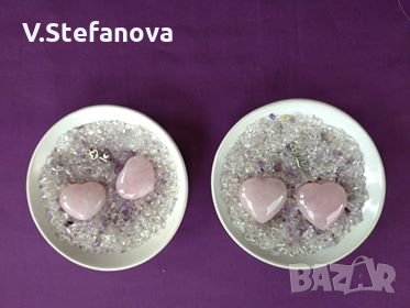2 сърца от розов кварц за любов., снимка 7 - Други - 24749744
