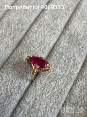 Руски златен пръстен 4.5 гр 14 карата(583), снимка 9 - Пръстени - 54175506