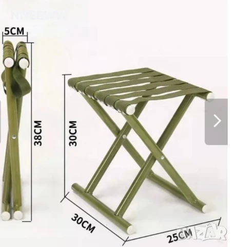 сгъваем стол/къмпинг рибарски, снимка 2 - Къмпинг мебели - 50555761