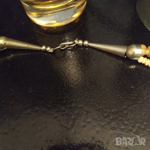 Огърлица от естествена слонова кост 60 те години НАМАЛЕН , снимка 6 - Колиета, медальони, синджири - 38165024