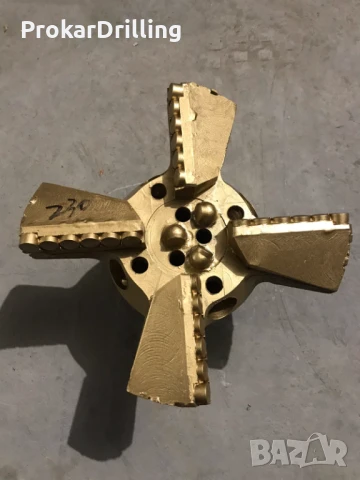 PDC длето 230 мм | Лопатково длето, ролково длето, сондажно длето