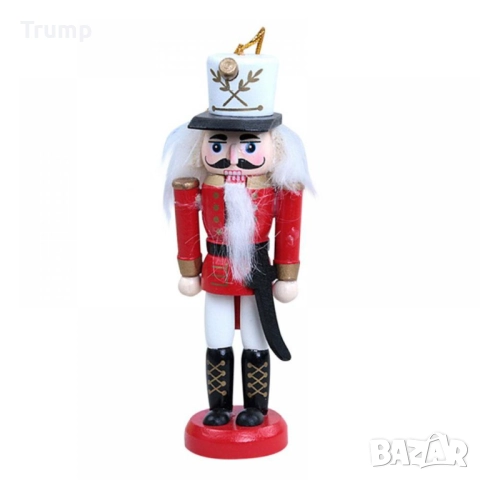 - 40 % Коледна декорация, дървена фигурка Лешникотрошачка, различни модели, снимка 4 - Декорация за дома - 52806449