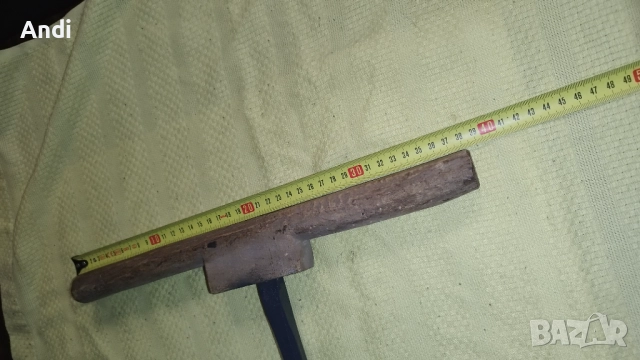 Дърводелски свредел от ковано желязо - ретро инструмент, маткап, снимка 3 - Бормашини - 52687912