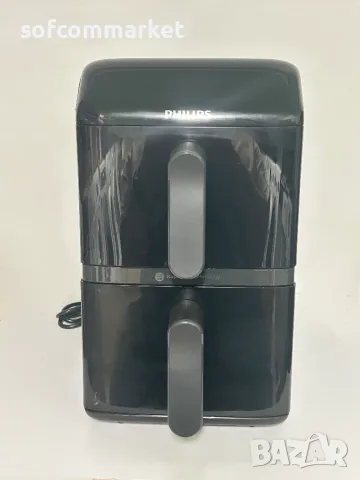  Фритюрник с горещ въздух Philips Airfryer 4000 Series (NA460/00) – с 2 кошници (Dual Stack)