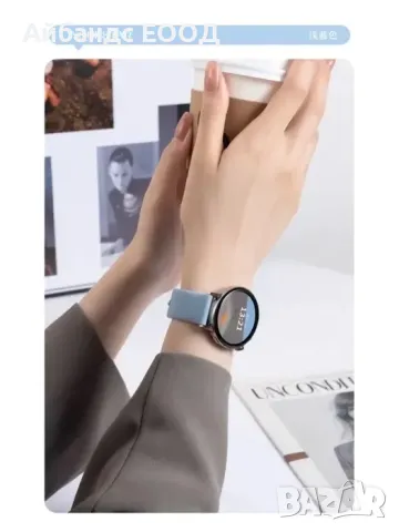 Силиконова каишка за Samsung Huawei Amazfit Garmin Ticwatch Xiaomi, снимка 11 - Каишки за часовници - 49415561