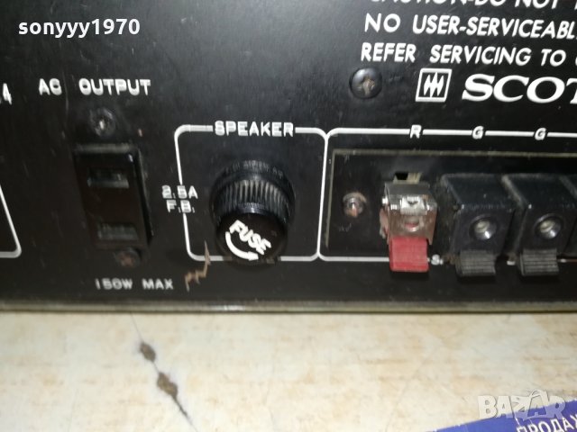 SCOTT R326 RECEIVER-MADE IN USA 111221137, снимка 18 - Ресийвъри, усилватели, смесителни пултове - 35102697