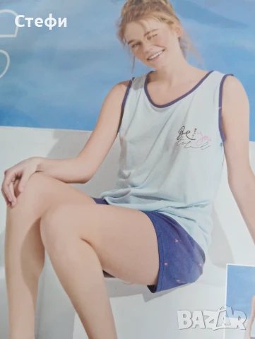 Дамска пижама с шорти