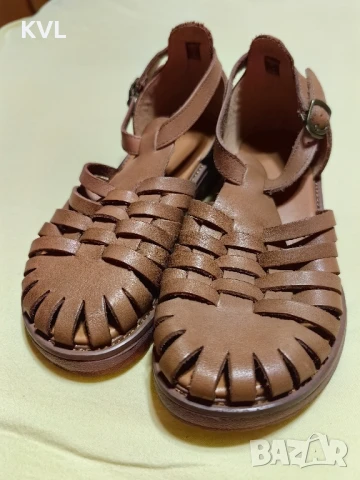 Сандали, естествена кожа, 38, снимка 2 - Сандали - 51096793