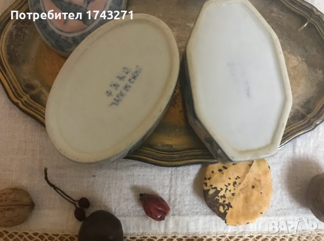 Порцеланови бижутерки, снимка 4 - Антикварни и старинни предмети - 39526172