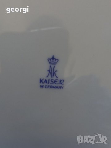 Декоративна порцеланова чиния Kaiser porcelain , снимка 7 - Декорация за дома - 39231543