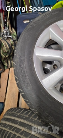 Алуминиеви джанти с гуми за Тойота Корола версо, снимка 5 - Гуми и джанти - 54051235