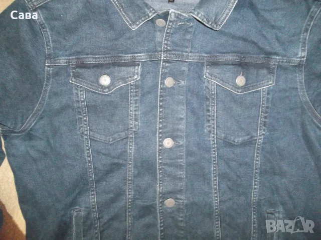 Дънково яке THE DENIM  мъжко,2-3ХЛ, снимка 2 - Якета - 55974630