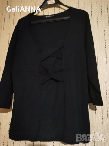 СТРАХОТНА И ЕФЕКТНА БЛУЗА РАЗМЕР 2XL, снимка 3 - Блузи с дълъг ръкав и пуловери - 35268228