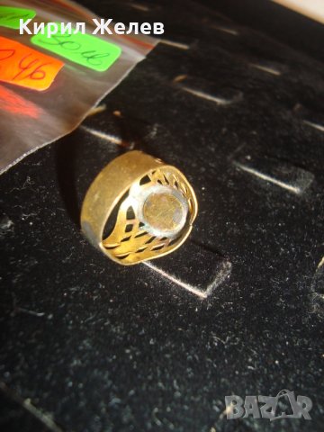 РЕТРО БРОНЗОВ ПРЪСТЕН с ЧЕРВЕН КАМЪК КАТАЛИН 10941, снимка 6 - Пръстени - 30305361