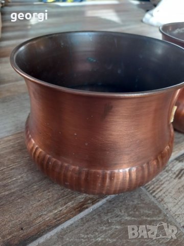 Медни кашпи   15/1, снимка 2 - Декорация за дома - 35577673