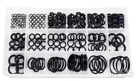 О-пръстени – 18 размера 255 бр.