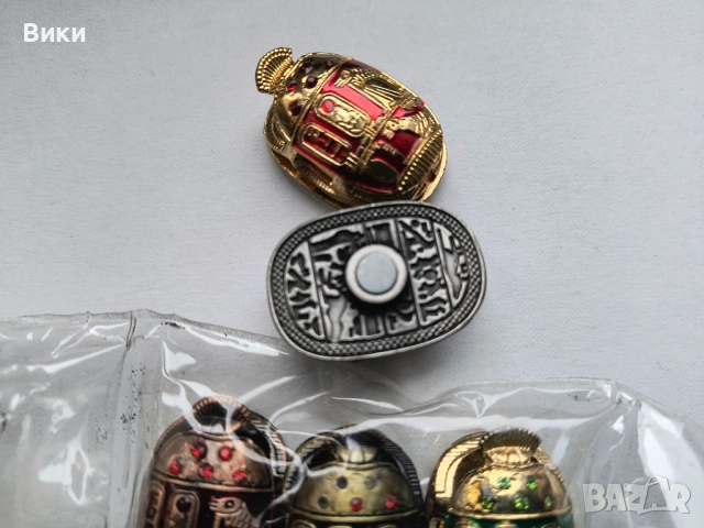 Магнити за хладилник египетския бръмбар Скарабей 5 броя , снимка 6 - Антикварни и старинни предмети - 54012855