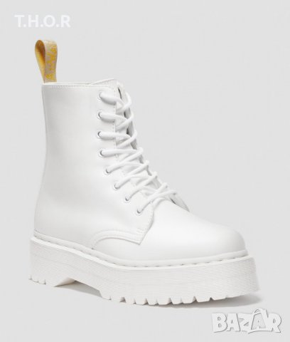 НОВИ Dr. Martens Vegan Jadon II Mono Kemble Platform Boots ОРИГИНАЛНИ дамски кубинки 38/39/40/41, снимка 2 - Дамски боти - 39381258