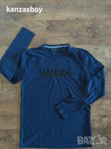Guess Tee Shirt Manches Longues - страхотна мъжка блуза М, снимка 5 - Блузи - 44313794