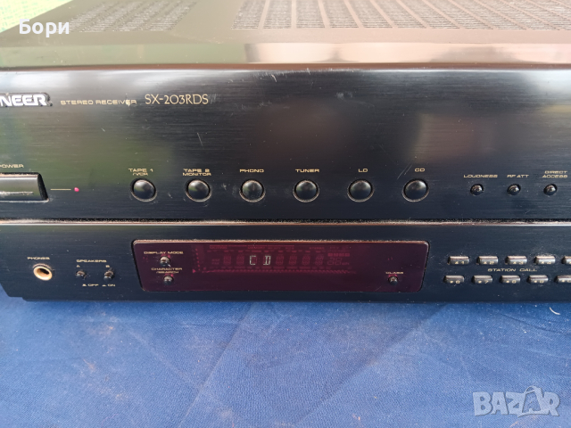 PIONEER SX-203 RDS Ресийвър, снимка 3 - Ресийвъри, усилватели, смесителни пултове - 44586973