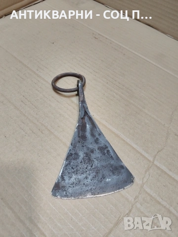 Соц Стара Ръчно Кована Огрибка. НОМЕР 1570., снимка 3 - Антикварни и старинни предмети - 53940160