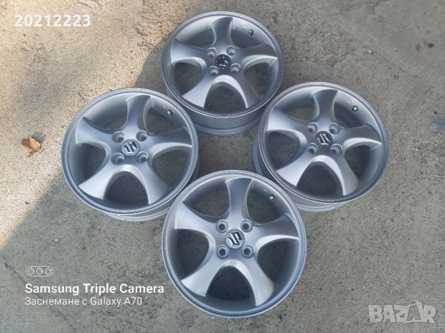 4 броя алуминиеви джанти за Suzuki Splash,Suzuki Ignis 15, снимка 4 - Гуми и джанти - 34028014