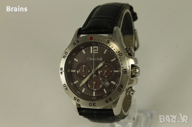 OLIVIER STRELLI Мъжки Стоманен Часовник Хронограф