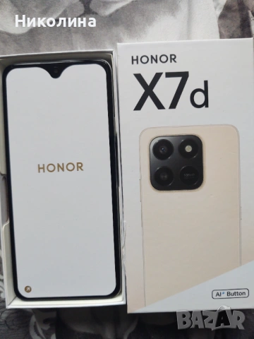 Honor X7d цвят meteor silver, снимка 3 - Други - 53207945