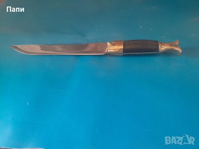 Ловен нож с дръжка на риба, снимка 1 - Ножове - 38390589