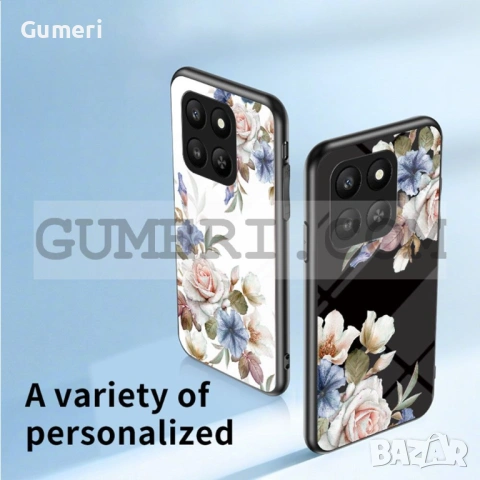 Гръб с Цветя за Huawei Honor  Honor X7d, снимка 5 - Калъфи, кейсове - 53258412