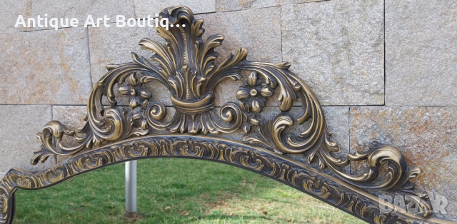 Масивна/Бронзова Конзола/Огледало, снимка 5 - Тоалетки - 44639713