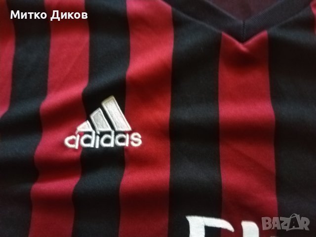  Футболна тениска на Милан маркова на Адидас 2016-2017г размер М, снимка 4 - Футбол - 38398948