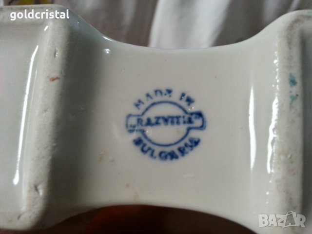 Стар български порцелан петле , снимка 4 - Антикварни и старинни предмети - 42769411