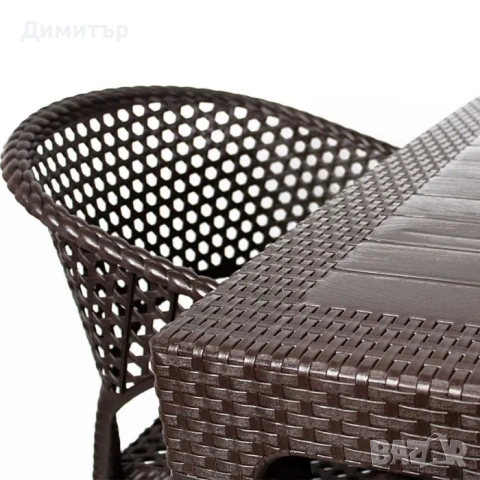 Елегантен комплект маса + 6 или 4 стола 4 цвята и размери маси МОД.3, снимка 2 - Маси - 54234989