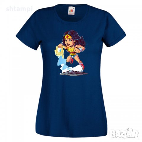 Дамска тениска DC Wonder Star Wars Игра,Изненада,Подарък,Геймър, , снимка 7 - Тениски - 36788645