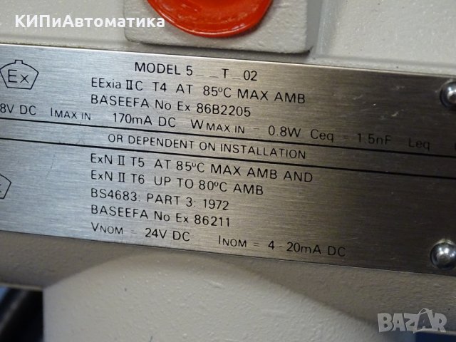 Трансмитер ABB Kent Taylor Electronic Transmitter 534TD02151A0100 Ex, снимка 5 - Резервни части за машини - 35228695